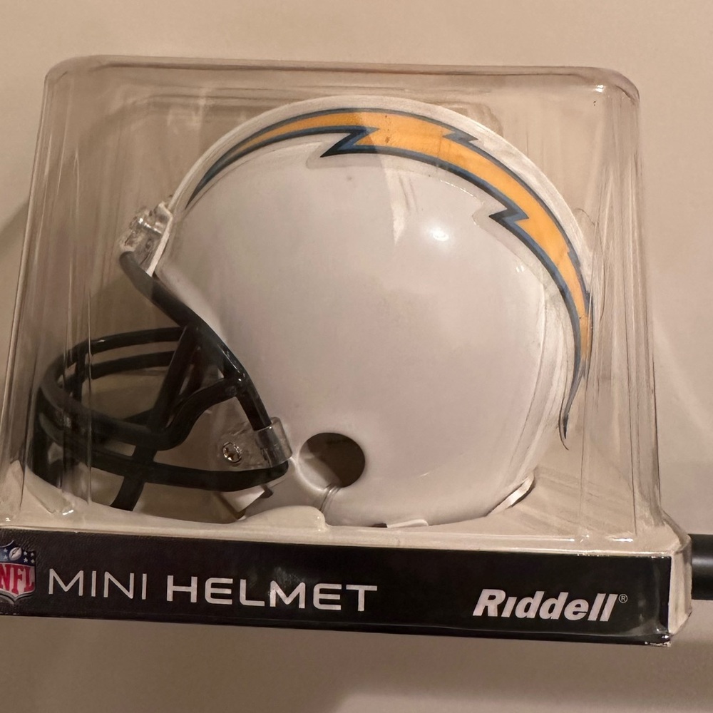 Riddell San Diego Chargers mini helmet. unopened
